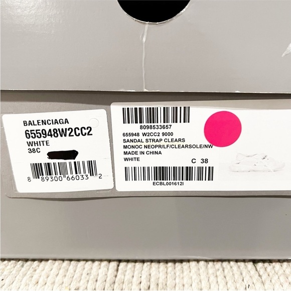 BALENCIAGA SANDALS SIZE 38 - Picture 2 of 9